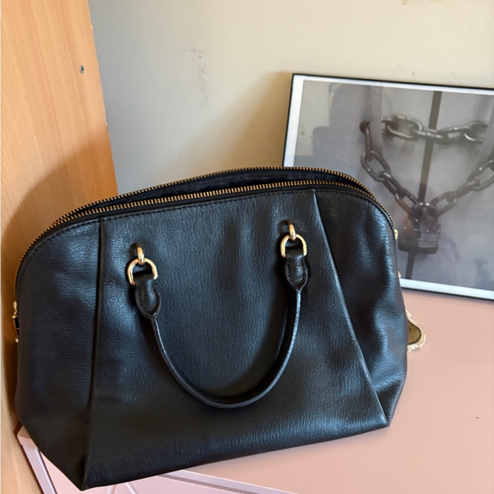 Kate Spade Black Crossbody Bag Smooth Leather